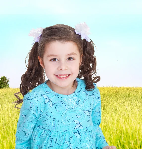 Cheerful little girl — Stock Photo, Image