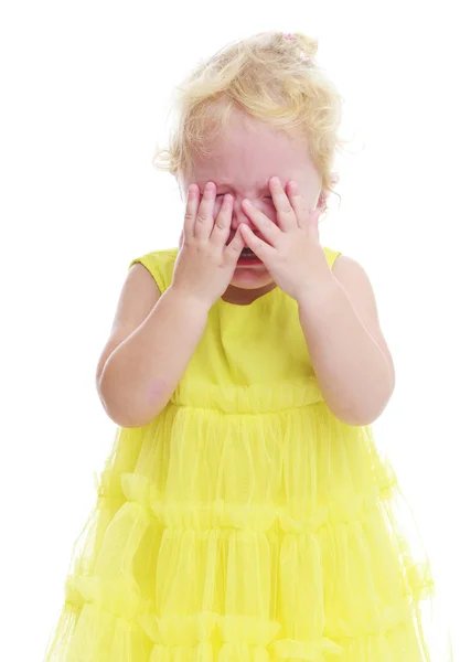 Menina bonita chorando — Fotografia de Stock