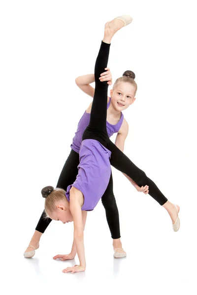 Girl gymnast — Stock Photo, Image