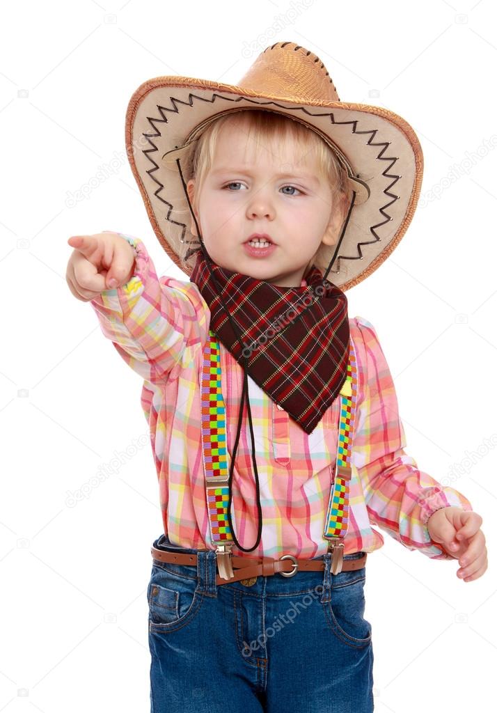 little girl cowboy hat