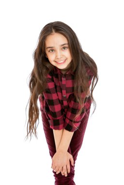 Güzel esmer kız, yakın çekim