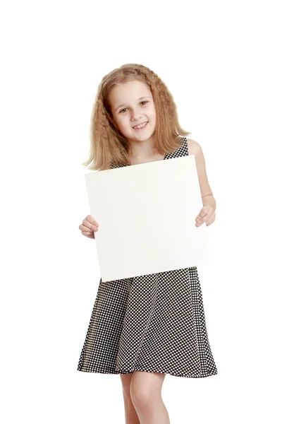 Cute cheerful teenage girl in a gray silk — Stok fotoğraf