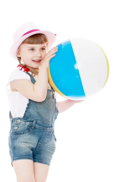 Cute little blond girl — Stock Photo, Image