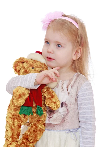 Adorable little blonde girl — Stock Photo, Image