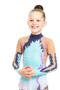 güzel genç jimnastikçi