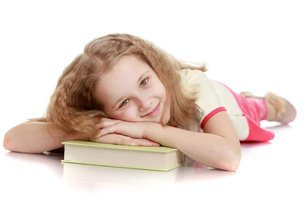 Very sweet, charming, light-haired teenage — Stock Photo, Image