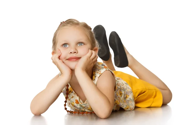 Fashionable little girl — Stock Photo, Image