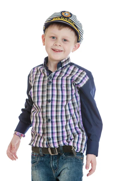 Ragazzo vestito da marinaio — Foto Stock