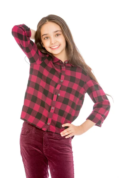 Stylish girl of secondary school age — Stock Photo, Image