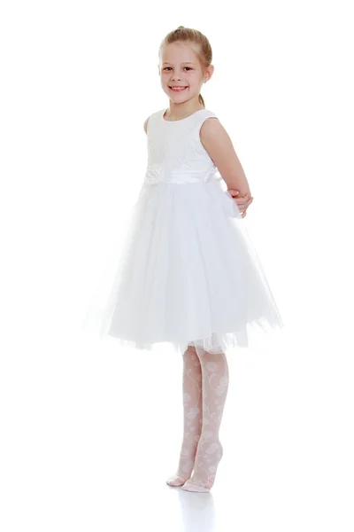 Adorable little ballerina — Stock Photo, Image