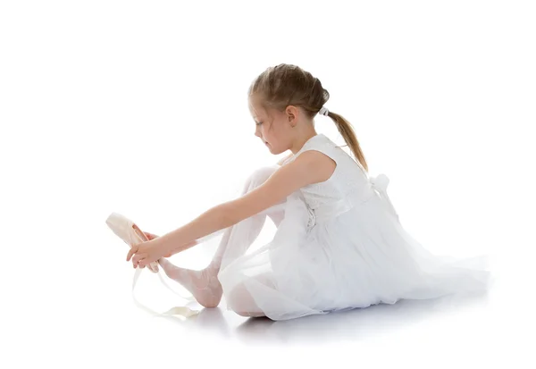 Imádnivaló kis balerina — Stock Fotó