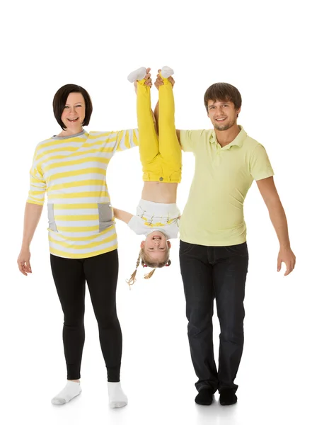 Playful family — Stock Photo, Image