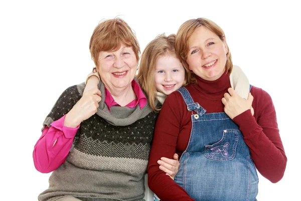 Grand-mère, mère et petite-fille — Photo