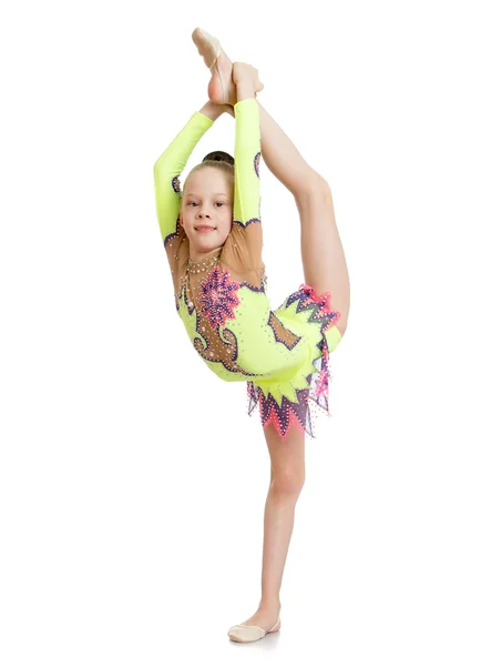 Tjej gymnast — Stockfoto