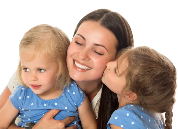 Mother and two daughters — Stock Photo, Image