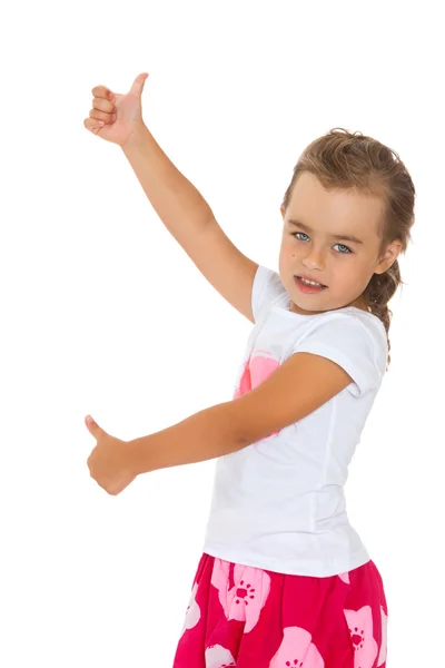 Portrait of a little girl — Stock Photo, Image