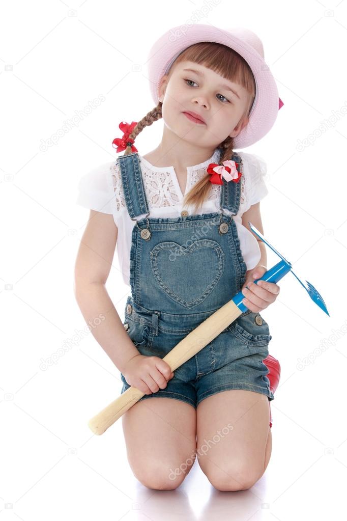 garden girl overalls