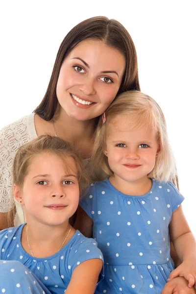 Anya és két lánya — Stock Fotó
