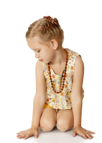 Stylish Little Girl — Stock Photo, Image