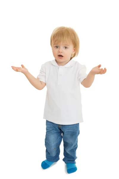 Surprised little boy — Stock Photo, Image