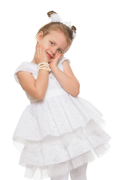 Entzückende kleine Prinzessin — Stockfoto