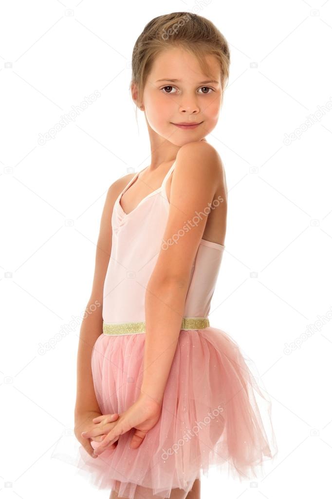 Cute little gymnast