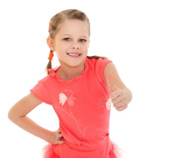 İyimser küçük kız