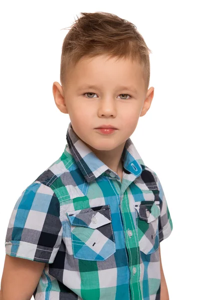 Porträt eines kleinen Jungen — Stockfoto