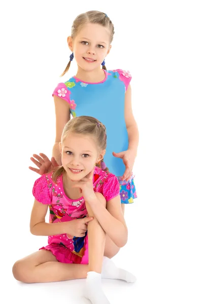 Adorable little girls — Stock Photo, Image