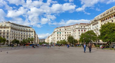 Aristotelous square, thessaloniki, Yunanistan
