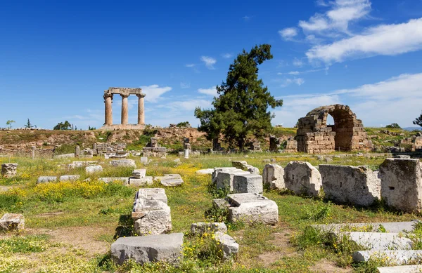 Corinto Antiguo, Peloponeso, Grecia — Foto de Stock