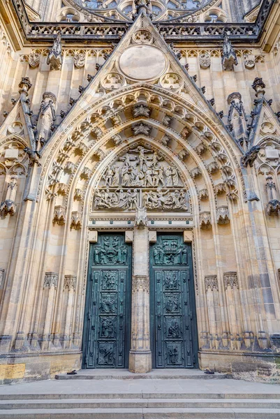 Puerta de la Catedral de San Vito, Praga, República Checa —  Fotos de Stock