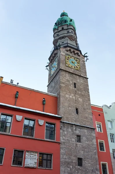 Innsbruck şehir Kulesi, Avusturya — Stok fotoğraf