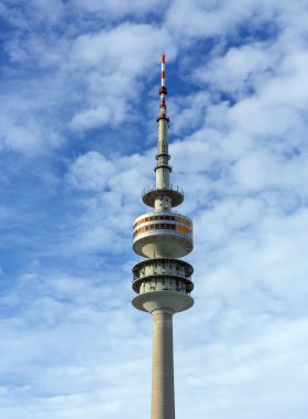 Olimpiyat Kule (Olympiaturm), Münih, Almanya