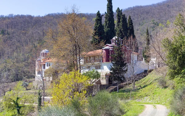 Horní Panagia klášter Xenia, Thesálie, Řecko — Stock fotografie