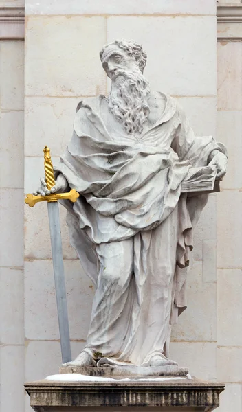 St. Paul statue at Salzburg Cathedral, Austria — Stock Photo, Image