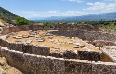 büyük daire içinde mycenae, peloponnese, Yunanistan