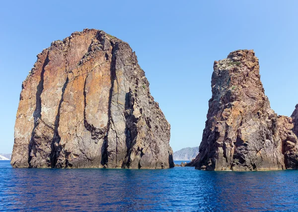 米洛斯岛，希腊基克拉泽斯海角 Vani — 图库照片