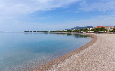 Psani beach in Nafpaktos, Greece clipart