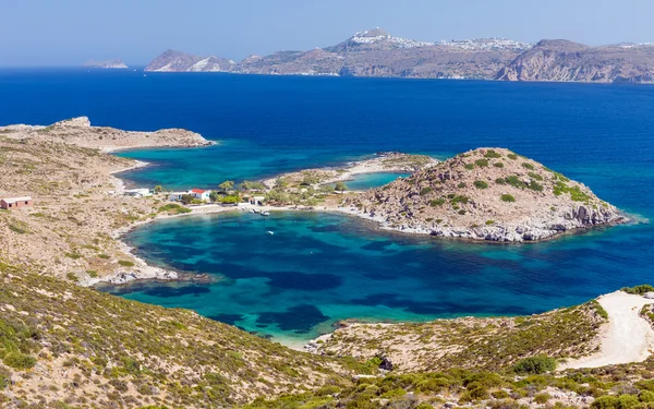 Patrikia bay, Milos eiland, Cycladen, Griekenland — Stockfoto