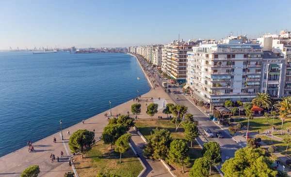 De waterkant van Thessaloniki, Griekenland — Stockfoto