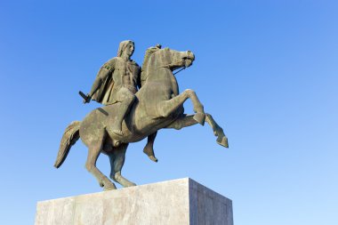 Kral heykeli İskender, thessaloniki, Yunanistan