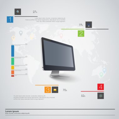 yüksek kaliteli iş Infographic elemanları