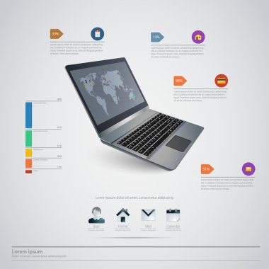 yüksek kaliteli iş Infographic elemanları