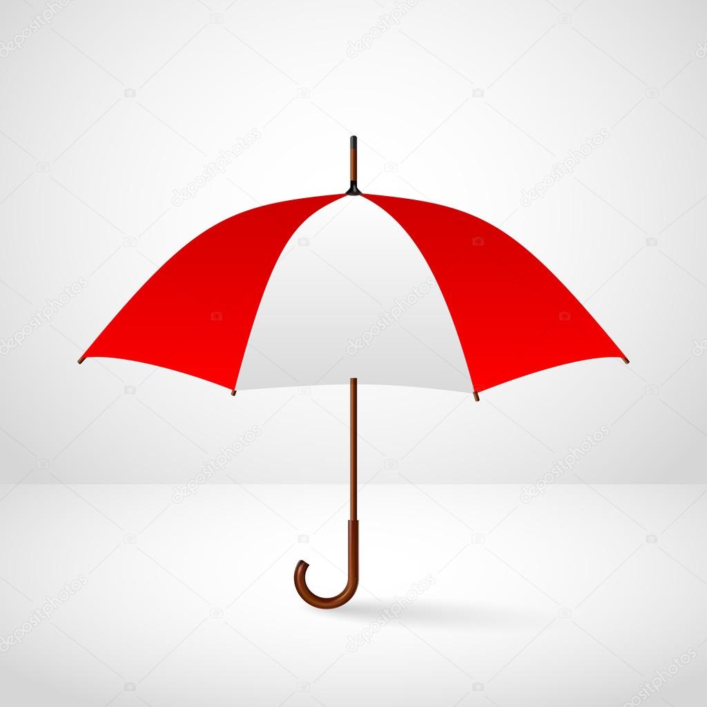 classic elegant opened umbrella
