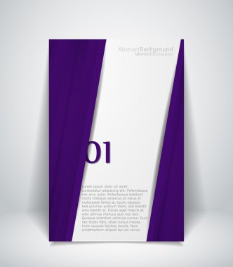 Vektör broşürü şablon tasarımı 