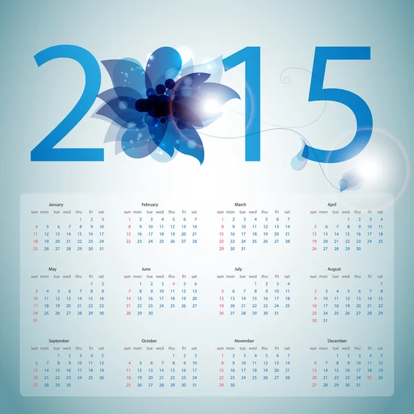 2015 Calendar. — Stock Vector