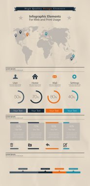 yüksek kaliteli iş Infographic elemanları 