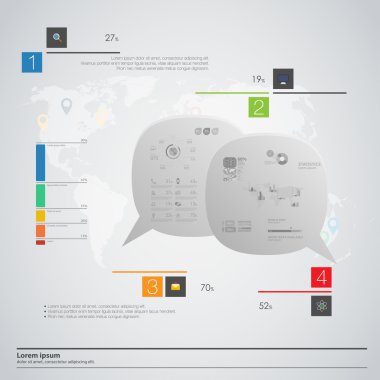 yüksek kaliteli iş Infographic elemanları 