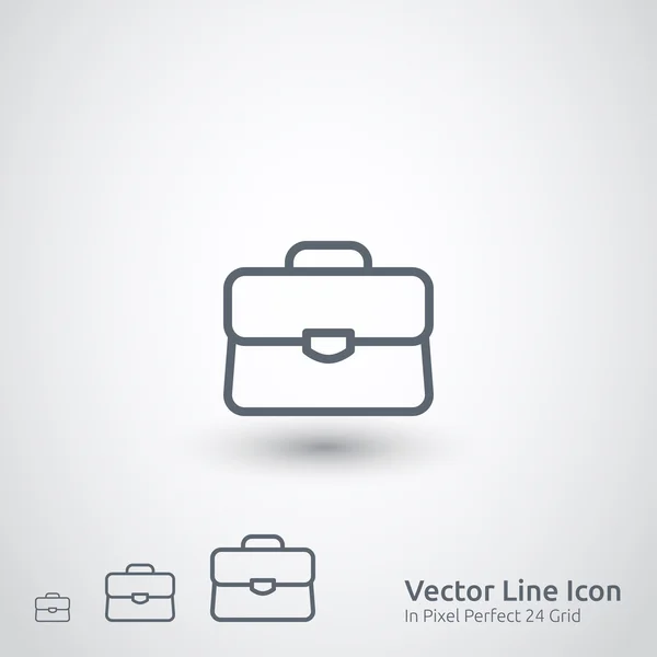 Pictogrammen Bedrijfs van de werkmap — Stockvector